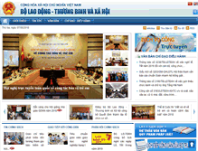 Tablet Screenshot of molisa.gov.vn